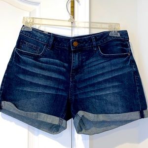 Lauren Conrad Dark Blue Jean Shorts